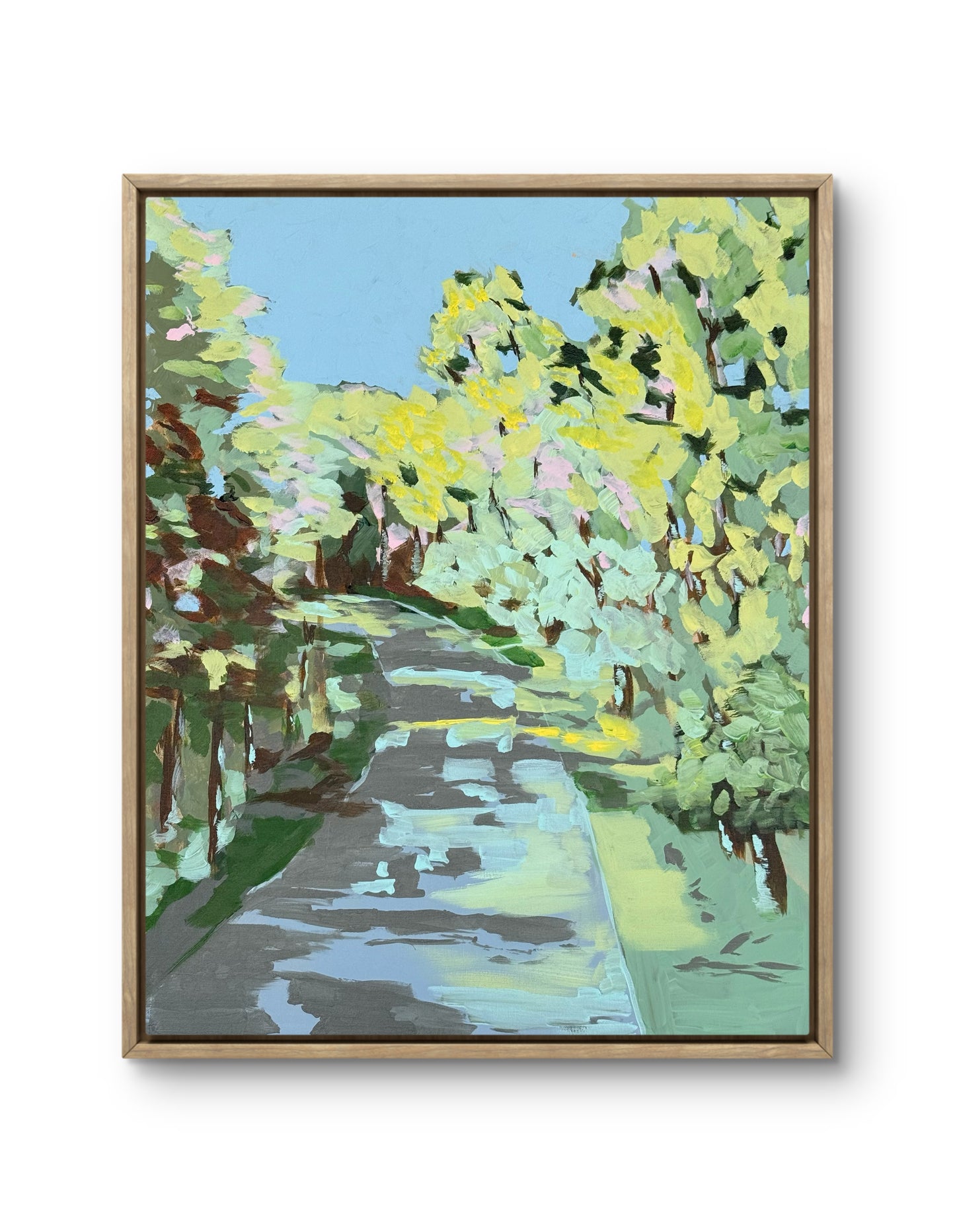 Calm winding road