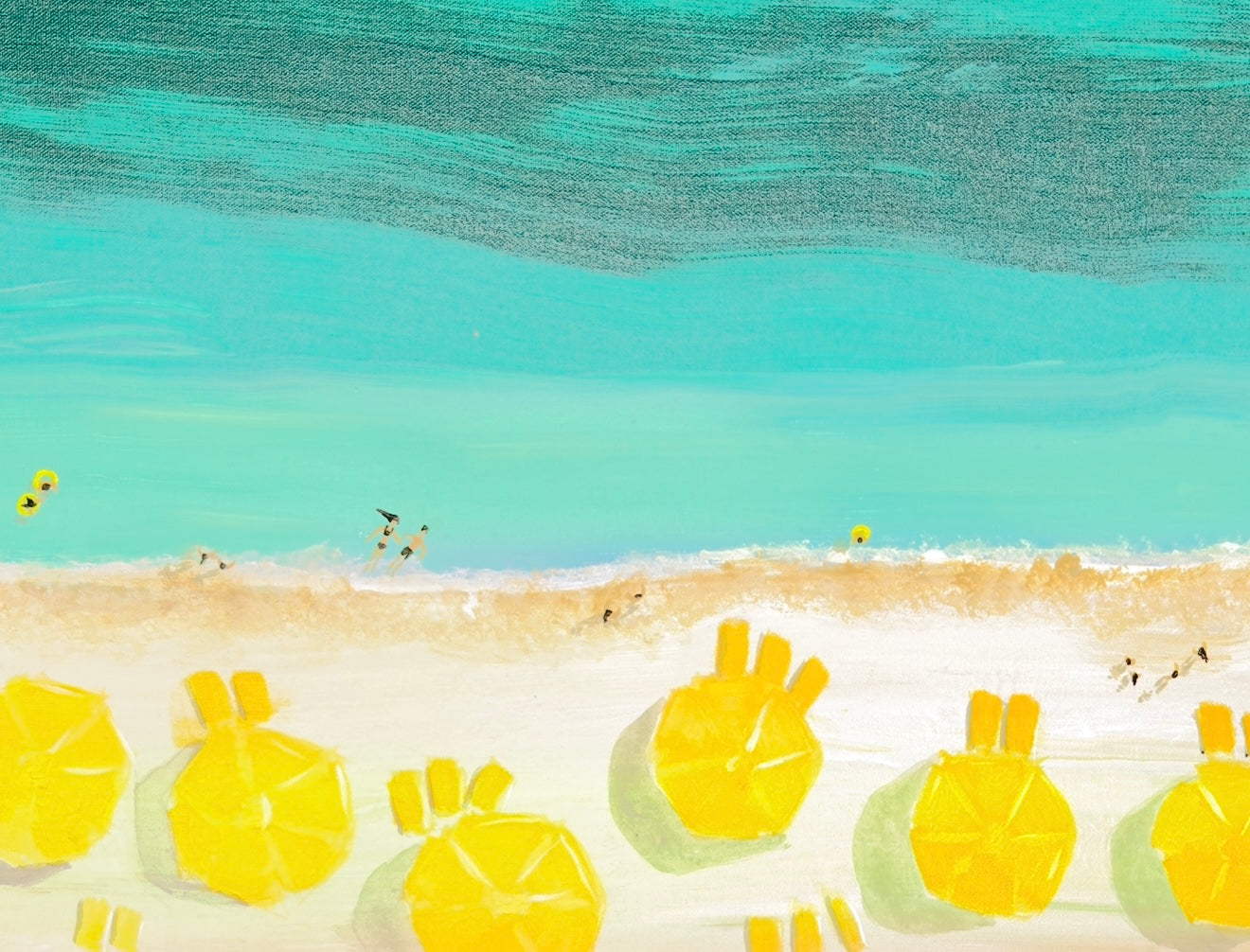 Yellow umbrellas #2