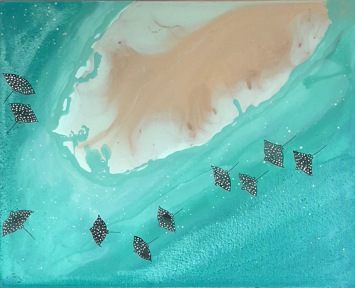 SPOTTED EAGLE RAYS PRINTS