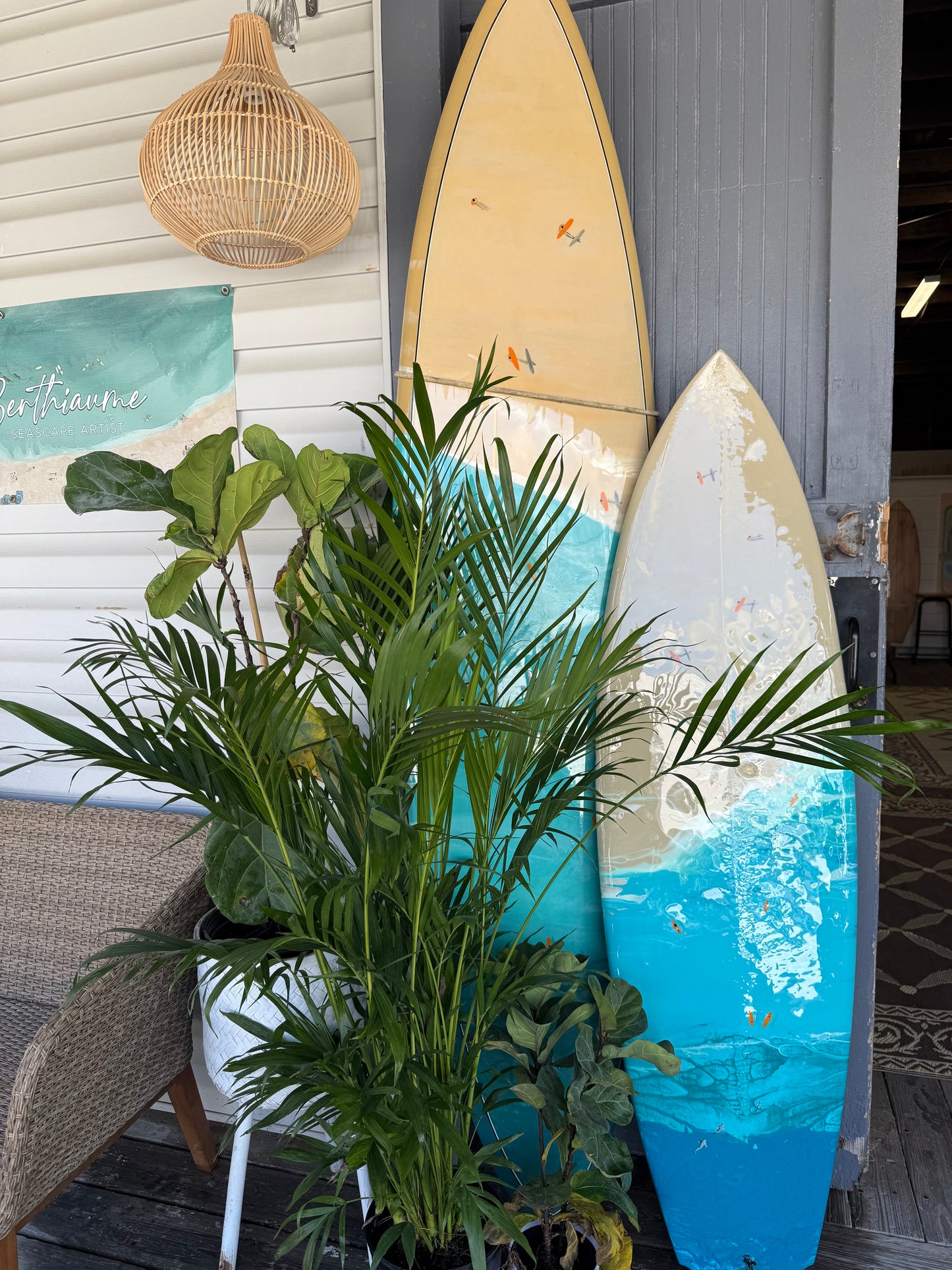 Custom Surfboard Art